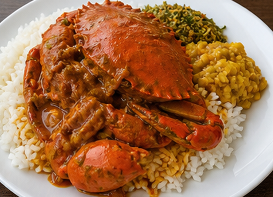 Jaffna Crab Curry Rice